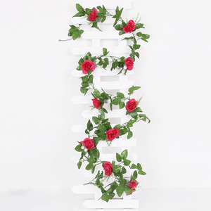 Guirnalda de Rosas Artificiales de Seda, 10 Cabezas, Decoración para Interiores, Sala de Estar, <span class=keywords><strong>Flores</strong></span> de Plástico - Product Image 3