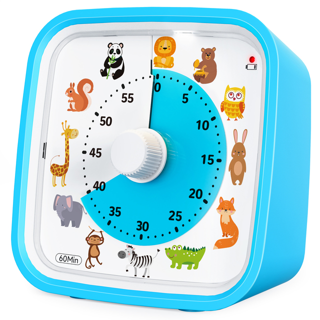 Yunbaoit Time Management Tool Visual Timer Clock Kid Timer 60min Adhd Productivity Countdown Clock Visual Timer