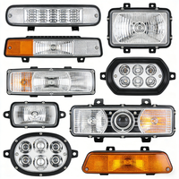 Conjunto de Faros LED Universales de 12V 24V IP67 Resistentes al Agua 6000K 8000 Lúmenes para Automóvil
