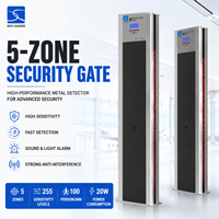 Porte de sécurité avec détecteur de métaux intégré, fabrication chinoise, fournisseur d'équipements de contrôle de sécurité OEM ODM