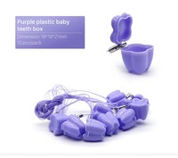 Boîte de rangement pour appareil dentaire en plastique multicolore pour enfants, pratique pour l'hygiène bucco-dentaire