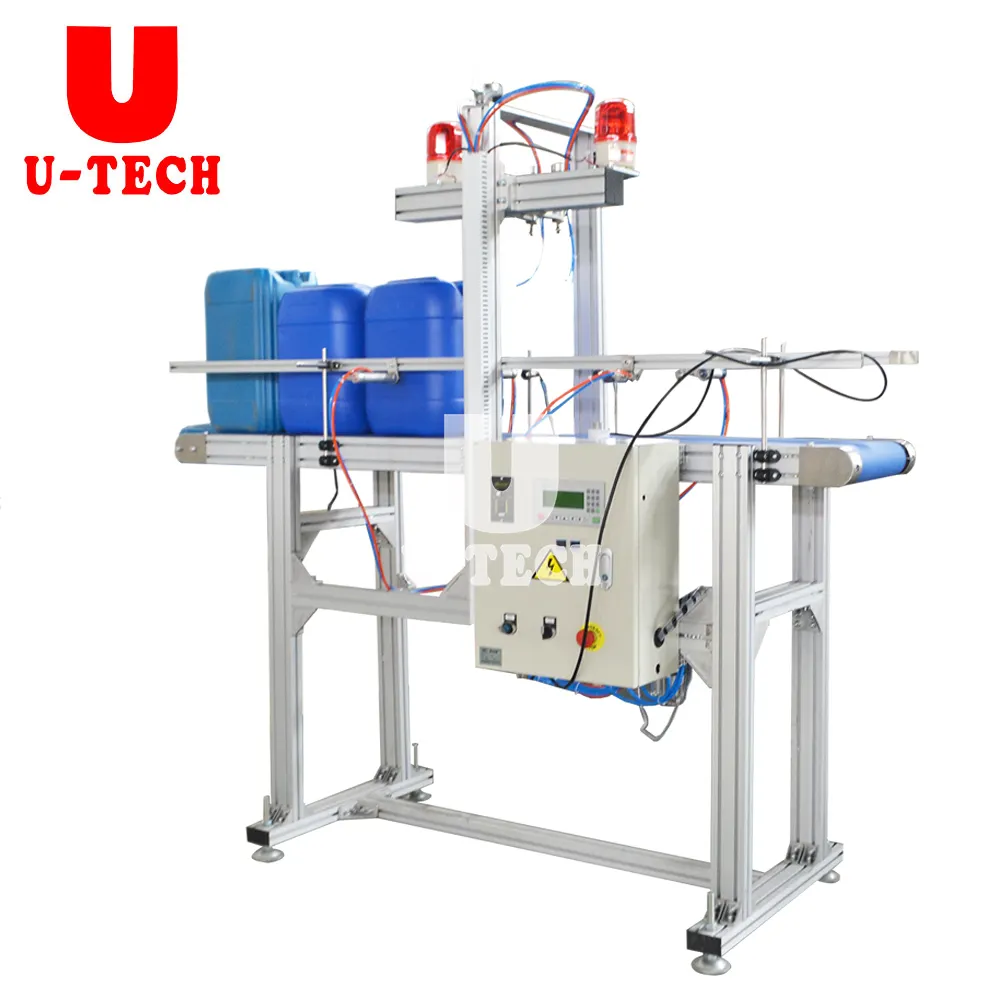 High speed automatic line HDPE bottle extrusion blowing auxiliary automatic leaking testing machine