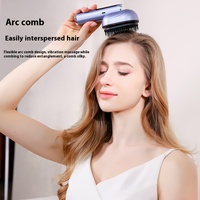 Appareil de massage du cuir chevelu vibrant électrique portable OEM/ODM pour la croissance des cheveux et l'application d'huile