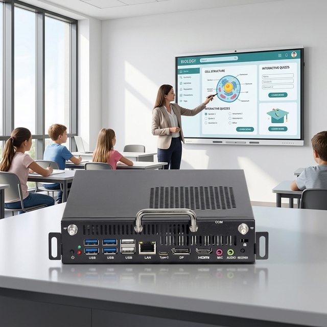 12th Gen Intel Core I5 OPS Computer H610 16GB RAM 256GB SSD Windows 11 Pro for Interactive Whiteboard Digital Signage