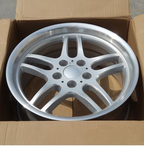 YXQ 5x120 E46 Roues 18 19 Pouces <span class=keywords><strong>Jantes</strong></span> Argent Coulée Alliage Roues De Voiture pour E46 <span class=keywords><strong>M3</strong></span> <span class=keywords><strong>CSL</strong></span> E60 E36 E38 E39 F10 F30 - Product Image 4