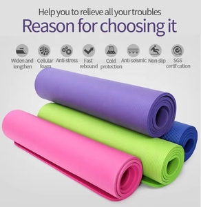 Tapis de yoga NBR Yaga Mat-01 de 10 mm, 15 mm, 20 mm, antidérapant, épais, écologique, personnalisé, résistant aux déchirures, de haute qualité pour l'exercice à domicile - Product Image 6