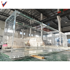 Leyu Factory Clearance <span class=keywords><strong>Sale</strong></span> Profissional Personalizado Formas Alta Transparente Acrílico <span class=keywords><strong>Fish</strong></span> Tank Para Aquário - Product Image 5