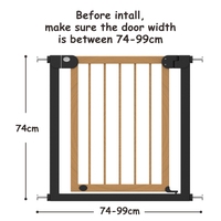 Probebi SG006 Easy Step Eisen Sicherheits tore Metall und Kunststoff Baby Sicherheits tür Zaun Treppen Türen Wand becher Druck montierte OEM