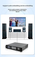 Conmutador de Matriz Híbrido Sin Interrupciones Hardrock WS-QC-H88 Metal 4K 60Hz 8x8, 8 Entradas 8 Salidas, 50W, Modular, Control Remoto por Botones RS232, LAN