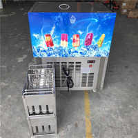 Machine commerciale de fabrication de bâtonnets de crème glacée en acier inoxydable, moule à bâtonnets de yaourt et de fruits, armoire de congélation
