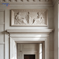 Personnalisation flexible, panneaux muraux et de plafond en relief de style européen GRC pour les applications décoratives de villas