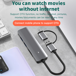 Slim High Quality 4 In 1 Type C <strong>Hub</strong> 5Gbps Multiport USB3.0 <strong>USB</strong>-C OTG Adapter 4 Port 4-Port <strong>USB</strong>-A <strong>Hub</strong> <strong>USB</strong> C - Product Image 6