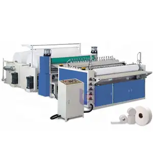 Toptan kağıt mendil geriye sarma makinası Kraft kağıt rulo dilme makinesi