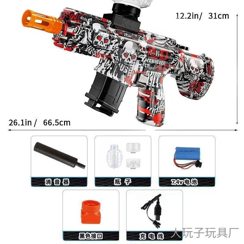 74v mini m416 bottiglia di ananas top-fed-rosso