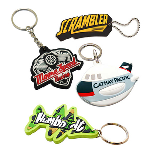 Professional Factory Custom Soft PVC Keychain for Girls Mini Bag <b>Charm</b> 2D Cartoon Rubber <b>Keyring</b> - Product Image 3