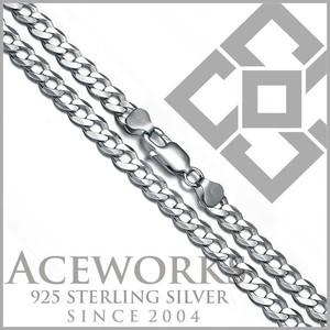 Cadena de Plata de Ley 925 al por Mayor |   Collar de cadena cubana estilo hip-hop para hombre |   Collar de Cadena Pulida de Seis Lados - Product Image 1