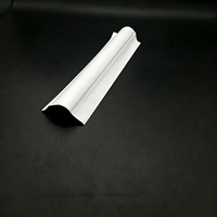 Profil en aluminium courbé avec papier adhésif de positionnement pour projets de plâtrage résidentiel en cloisons sèches