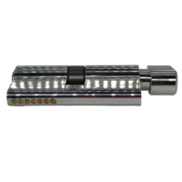 Cilindro de Cerradura Europeo de 60-120 mm, Cilindro de Cerradura de Aleación de Zinc para Baño, Alta Seguridad