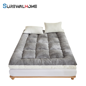 <span class=keywords><strong>Protège</strong></span>-<span class=keywords><strong>matelas</strong></span> SUREWAL pleine grandeur en tissu peluche chaud, matelassé, avec surmatelas doux - Product Image 1