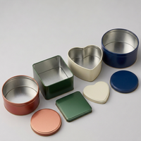Boîte en étain portable de haute qualité, personnalisée, en forme de cœur, style européen, impression offset, finition brillante, emballage scellé pour le stockage de chocolats et de biscuits