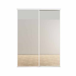 Tủ quần áo trượt cửa gương, nhân đôi <span class=keywords><strong>Closet</strong></span> Barn Door - Product Image 1