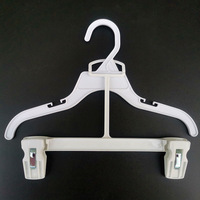 Cintre supérieur en plastique blanc semi-transparent de 25 cm, 495 unités, pour vêtements d'enfants et de bébés, idéal pour supermarché, salon, armoire
