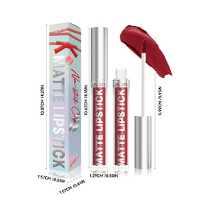 Lucidalabbra Opaco in 12 Colori, Rossetto Liquido Economico all'Ingrosso, Trucco Labbra a Lunga Durata, Rosso Sexy, Rosa, Nude, Gloss Labbra in Confezione Conveniente - Product Image 6