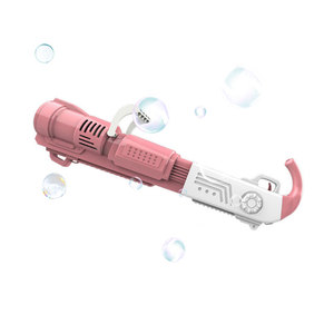 JXB <span class=keywords><strong>2022</strong></span> Pistolet à bulles pour enfants, design à dix trous, riche, savon amusant, activités aquatiques, matière plastique durable - Product Image 3