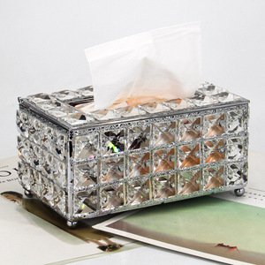 Instagram-style Metal Multi-purpose Affordable Luxury Tissue Box Living Room Desktop Box Tissue Box - Product Image 5