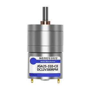 JGA25-310 소형 기어드 모터 <span class=keywords><strong>DC</strong></span> 모터 6V 12V 전기 기어 모터 고토크 8/10/17/23/39/50/18180/77/130/170/280/1360 RPM - Product Image 3