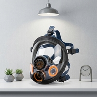 Masque à gaz intégral en caoutchouc réutilisable et lavable CNStrong S100X-3, écologique, avec filtre à charbon actif pour les vapeurs organiques et les gaz