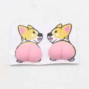 Wholesale 3D Cute Butt Car Bumper Sticker Cartoon Anti-collision Anti-scratch <b>Door</b> Rearview <b>Mirror</b> Protection Phone Decoration - Product Image 5