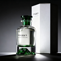 Flacon de parfum vide en verre de luxe personnalisé avec atomiseur, emballage de flacon de parfum avec logo