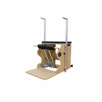Chaise de Pilates réglable en bois d'érable pour l'entraînement à domicile, le yoga, la remise en forme et le coaching privé en studio