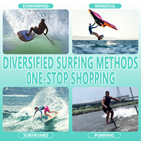 Planche en fibre de carbone GY-FB 010, longueur 106 cm, durable, légère, unisexe, pour SUP/Wingfoil, utilisation en surf en eau océanique