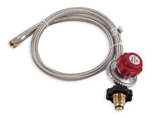 América do Norte Austrália México BBQ <span class=keywords><strong>Grill</strong></span> Peças Ajustável POL 0-5PSI <span class=keywords><strong>LP</strong></span> Regulador De Gás Propano com Mangueira - Product Image 1