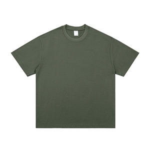 T-shirt imprimé personnalisé de haute qualité T-shirt blanc en coton surdimensionné à col rond pour hommes - Product Image 1