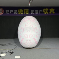 Ballon nuage géant gonflable avec éclairage LED, utilisation intérieure/extérieure, matériau en tissu Oxford pour la décoration de plafond