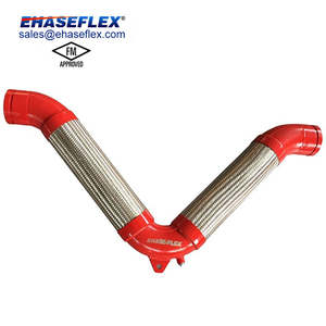 Conector flexible de movimiento multidireccional de bucle de fuego V-Flex de acero inoxidable aprobado por FM para válvulas de tuberías - Product Image 2