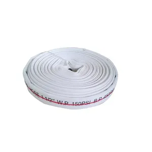 Pvc Layflat Canvas Irrigation Hose Used Agricultural Irrigation And Water Conveyance Pe Pipe 100m Fire Hose