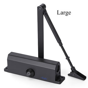 Ferme-porte moderne en aluminium ignifuge pour hôtels, avec ouverture à <span class=keywords><strong>180</strong></span>°, <span class=keywords><strong>force</strong></span> réglable et fonctionnement silencieux - Product Image 3