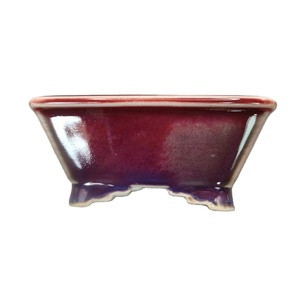 Mini hoge temperatuur geglazuurde bonsai pot keramische bonsai pot - Product Image 2