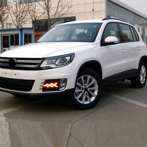 Gobison 3 Couleurs DRL Avec <span class=keywords><strong>Feu</strong></span> de Signalisation Jaune LED Feux Diurnes <span class=keywords><strong>Pour</strong></span> Volkswagen VW Tiguan 2014-2018 Phares Antibrouillard - Product Image 6