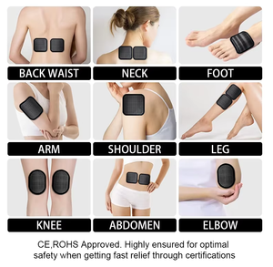 Almohadillas de unidad <span class=keywords><strong>TENS</strong></span> de gel autoadhesivo de alta calidad, cinturón y traje, se puede usar músculo eléctrico - Product Image 5