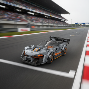 Racing Bricks Classic Super Sports Car Building <b>Blocks</b> Kit for Adults & Kids Boys & Girls <b>Plastic</b> - Product Image 6