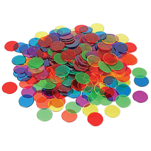 Ensemble <span class=keywords><strong>de</strong></span> 250 jetons en plastique <span class=keywords><strong>de</strong></span> couleurs assorties, compteurs mathématiques transparents et marqueurs <span class=keywords><strong>de</strong></span> bingo pour l'éducation des enfants - Product Image 3
