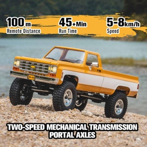 Voiture télécommandée RC 1:18 Fcx18 K10, modèle de pick-up classique rétro à quatre roues motrices, simulation de voiture tout-terrain, prête à l'emploi, portée 300m - Product Image 3