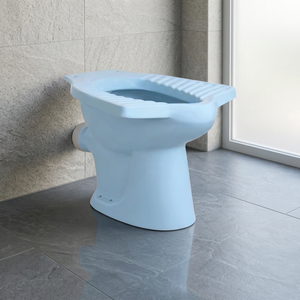 EWC European Water Closet Rustic Vitrosa Red Color Ceramic Floor Mounted Dual-Flush Siphon P/S Trap Toilet - Product Image 6