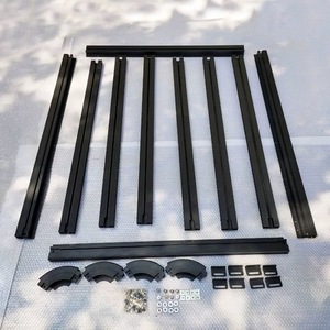 4x4 universel en alliage d'aluminium panier de chargement galerie de toit SUVs Crossovers Compatible Jimny FJ Cruiser 4runner pour Range Rover Toyo - Product Image 1