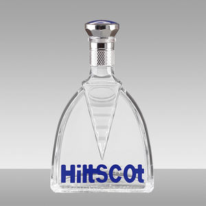 Vente en gros Bouteilles en verre personnalisées pour alcool Rhum Gin Tequila <span class=keywords><strong>Whisky</strong></span> Brandy Vodka Vin Offre Spéciale vides avec bouchon en liège - Product Image 6
